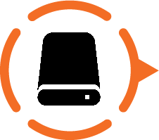 Get your recovered data back icon